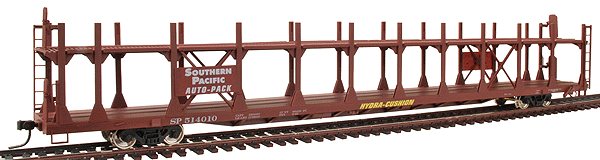 89' Bi-Level Open Auto Rack - Ready to Run -- Southern Pacific #2