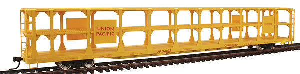 89' Tri-Level Open Auto Rack - Ready to Run -- Union Pacific #1