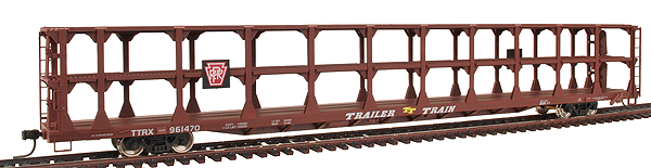 89' Tri-Level Open Auto Rack - Ready to Run -- Pennsylvania #2
