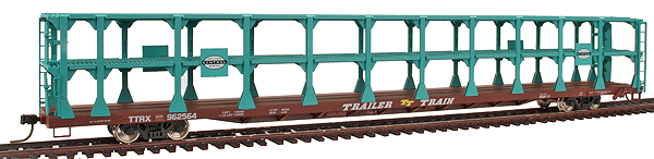 89' Tri-Level Open Auto Rack - Ready to Run -- New York Central #2
