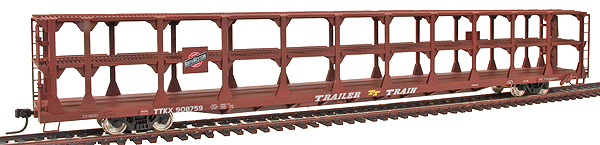 89' Tri-Level Open Auto Rack - Ready to Run -- Chicago & North Western #2