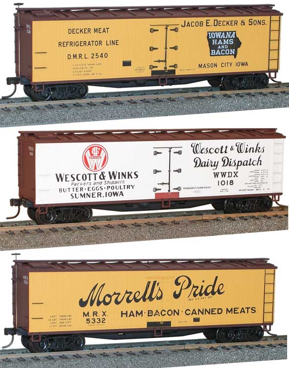 40' Wood Reefer 3-Pack - Kit -- 1 Each: Decker, Wescott & Winks, Morrell