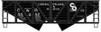 55-Ton Wood-Side 2-Bay Hopper - Kit -- Chesapeake & Ohio (black, Progress Logo)