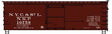 36' Double-Sheathed Wood Boxcar, Steel Roof, Ends, Fishbelly Underframe - Ki -- Nickel Plate Road #10759 (Boxcar Red)