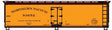 Early 40' Wood Reefer - Kit -- Northern Pacific #93652 (yellow, Boxcar Red)