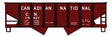 USRA 55-Ton 2-Bay Open Hopper - Kit -- Canadian National (Boxcar Red)