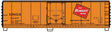 40' Steel Reefer with Plug Doors - Kit -- Milwaukee Road DSDX #5347 (orange, black, red; Large TMR Logo)