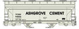 ACF 2-Bay Covered Hopper - Kit -- Ashgrove Cement TCMX #94026 (gray, black)