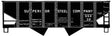 USRA 55-Ton 2-Bay Open Hopper - Kit -- Superior Steel #32 (black)