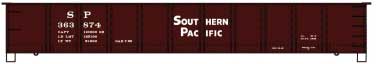 AAR 41' Steel Gondola - Kit -- Southern Pacific #363874 (Boxcar Red, Sans Serif Lettering)