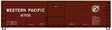 USRA 40' Double-Sheathed Wood Boxcar - Kit -- Western Pacific #16700 (Boxcar Red, Feather River Round Logo)