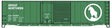 50' Welded-Side Combination-Door Boxcar - Kit -- Great Northern #36485 (Glacier Green, white; Large Rocky Logo)