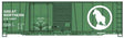 40' Combination Door Steel Boxcar - Kit -- Great Northern #12697 (Glacier Green, white; Large Rocky Logo)