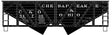 55-Ton Wood-Side 2-Bay Hopper - Kit -- Chesapeake & Ohio #54736 (black)