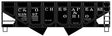 55-Ton Panel-Side 2-Bay Hopper - Kit -- Chesapeake & Ohio #63897 (black)