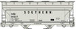 ACF 2-Bay Covered Hopper - Kit -- Southern Railway (gray)
