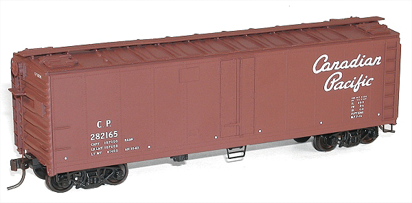 40' Steel Reefer w/Hinged Door - Kit -- Canadian Pacific #282165 (Boxcar Red, Script Lettering)