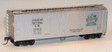 40' Steel Reefer w/Hinged Door - Kit -- Canadian National #209830 (silver, black, green Leaf Logo)