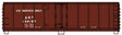 40' Steel Reefer with Hinged Door - Kit -- American Refrigerator Transit 136157 (Boxcar Red, Ice Service)