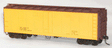 40' Steel Reefer w/Hinged Door - Kit (Plastic) -- Data Only (yellow)