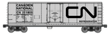 40' Steel Reefer w/Plug Doors - Kit -- Canadian National #211805 (aluminum, black, Noodle Logo)-1