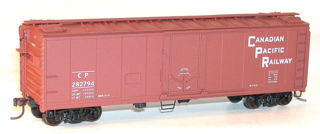 40' Steel Reefer w/Plug Doors - Kit -- Canadian Pacific #282794 (Boxcar Red, Stepped Lettering)