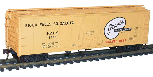 40' Steel Reefer with Plug Doors - Kit -- Greenlee Packing NADX 3879 (orange, white, black)