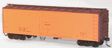 40' Steel Reefer w/Plug Doors - Kit (Plastic) -- Data Only (orange)