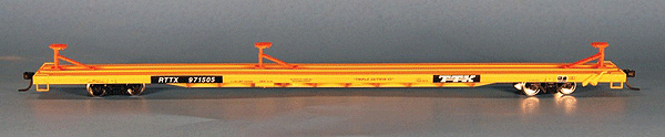 89' TOFC Piggyback Flatcar - 6-Pack -- RTTX