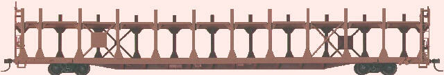 Bi-Level Open Auto Rack - Kit -- Undecorated TTX