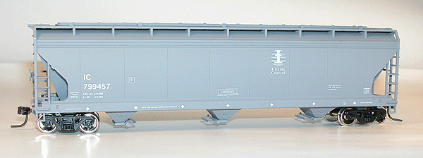 Accuready(TM) 47' ACF 3-Bay Center Flow Covered Hopper Assembled -- Illinois Central