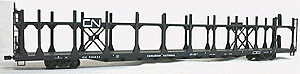 Bi-Level Open Auto Rack -- Canadian National