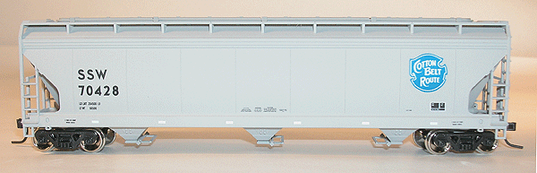 Accuready(TM) 47' ACF 3-Bay Center Flow Covered Hopper Assembled -- Cotton Belt
