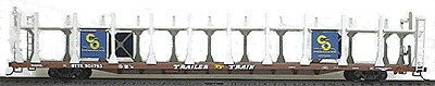 Bi-Level Open Auto Rack -- Chesapeake & Ohio