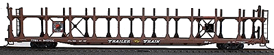 Bi-Level Open Auto Rack -- Northern Pacific (Mineral Red)