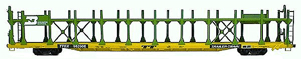 Bi-Level Open Auto Rack -- Burlington Northern (Cascade Green)