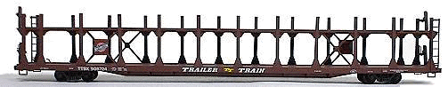 89' Bi-Level Auto Rack -- Chicago & North Western