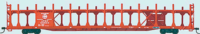 Bi-Level Open Auto Rack -- Santa Fe - Walthers Exclusive Roadname