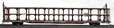 Tri-Level Open Auto Rack -- Gulf, Mobile & Ohio