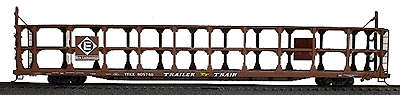 Tri-Level Open Auto Rack -- Erie Lackawanna