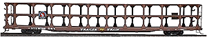 Tri-Level Open Auto Rack -- Great Northern (Mineral Red)