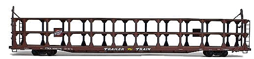 89' Tri-Level Auto Rack -- Chicago & North Western