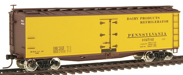Accuready(TM) 40' Refrigerator Car - Assembled -- Pennsylvania Railroad