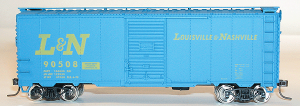 Accuready(TM) AAR 40' Steel Boxcar Assembled -- Louisville & Nashville