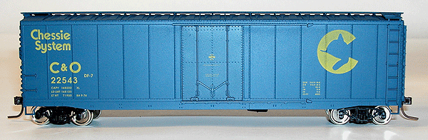 Accuready(TM) AAR 50' Riveted Plug Door Boxcar Assembled -- Chessie System - C&O
