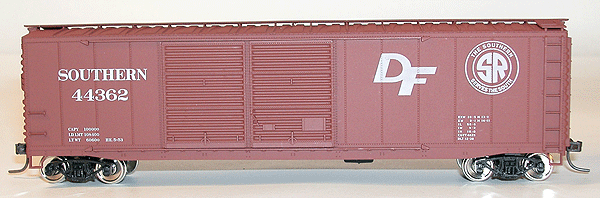 Accuready(TM) AAR 50' Riveted Plug Door Boxcar Assembled -- Southern