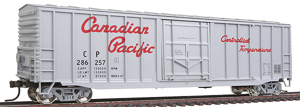 50' External Post Boxcar Assembled -- Canadian Pacific