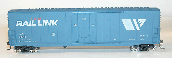 Accuready(TM) AAR 50' Welded Steel Plug Door Boxcar Assembled -- Montana Rail Link