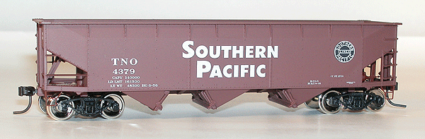 Accuready(TM) AAR 70-Ton Offset Side Triple Hopper Assembled -- Southern Pacific