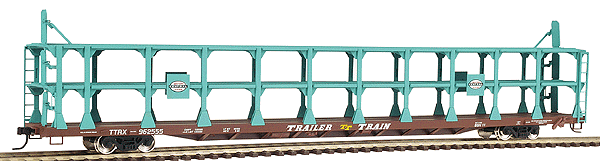 89' Bi-Level Open Auto Rack - Ready to Run -- New York Central